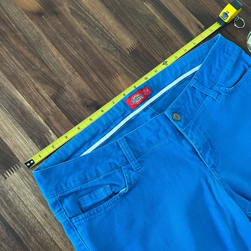 Bright blue Dickies pants size 15 - Picture 3 of 7